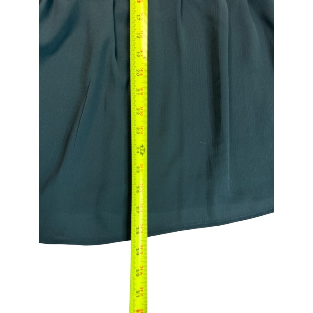Savannah Jane 1X Top Green Pink Embroidered Aztec Boho Office Feminine‎ - Picture 12 of 13